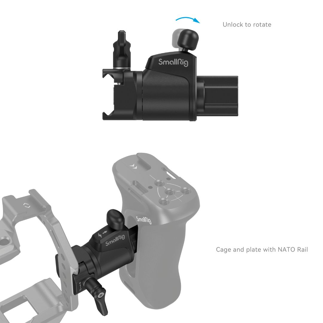 SmallRig Universal Rotating Handle Adapter 4112 - 4